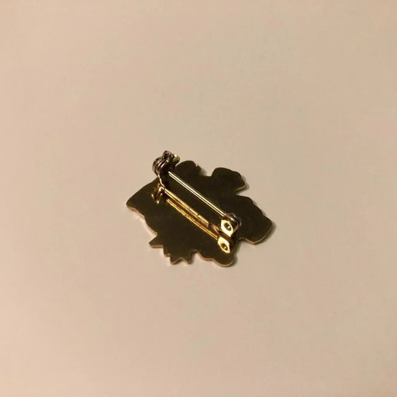 Vintage Snowman and Santa Norcross Taiwan Pin Enamel Chrismas Pins - Picture 5 of 13